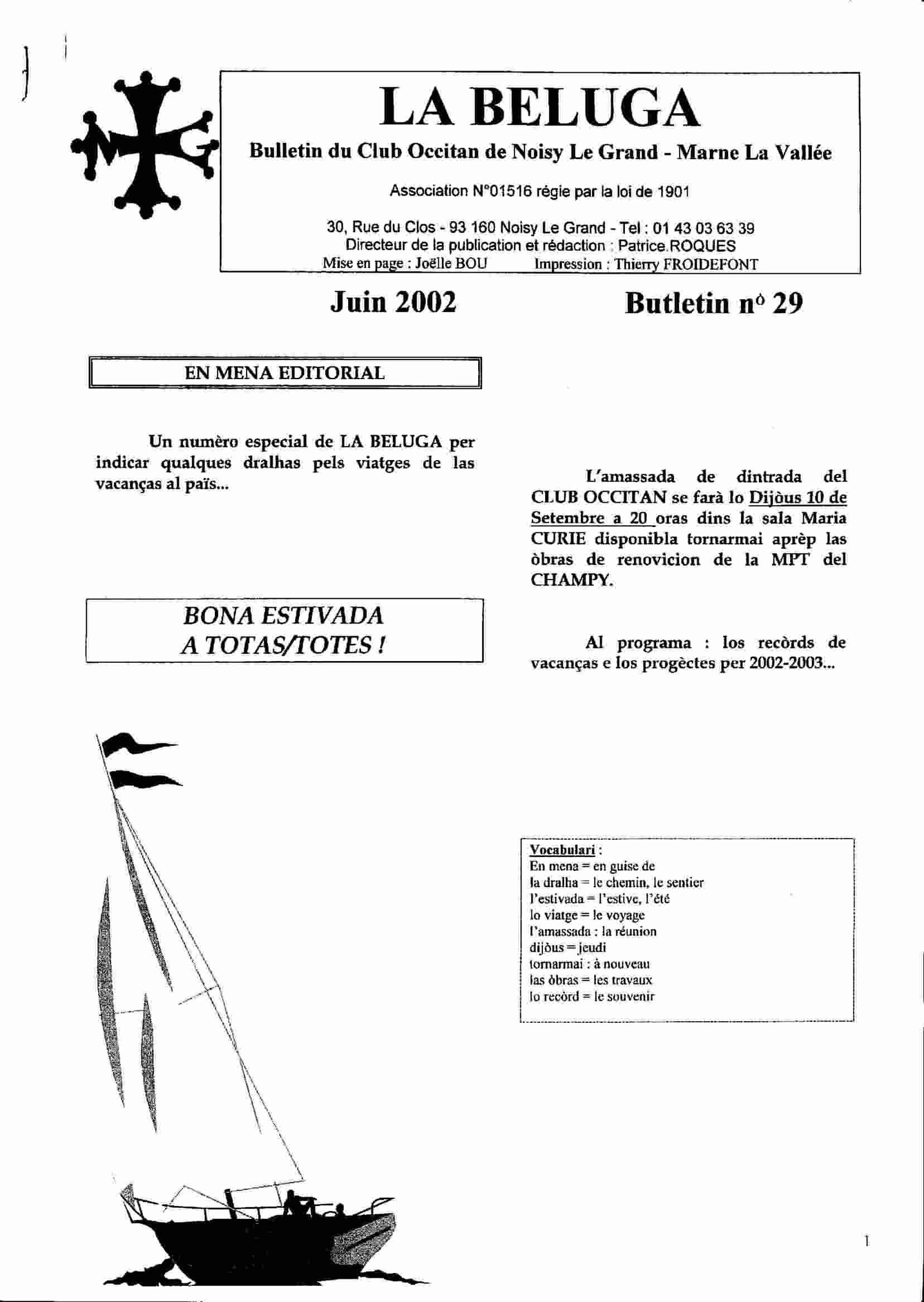 Quichas p�r tourna � la tiero di doucumen !