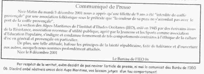 Quichas sus l'mage p&egrave;r legi l'article sus nosto manifestacioun &agrave; Santo Massimo !